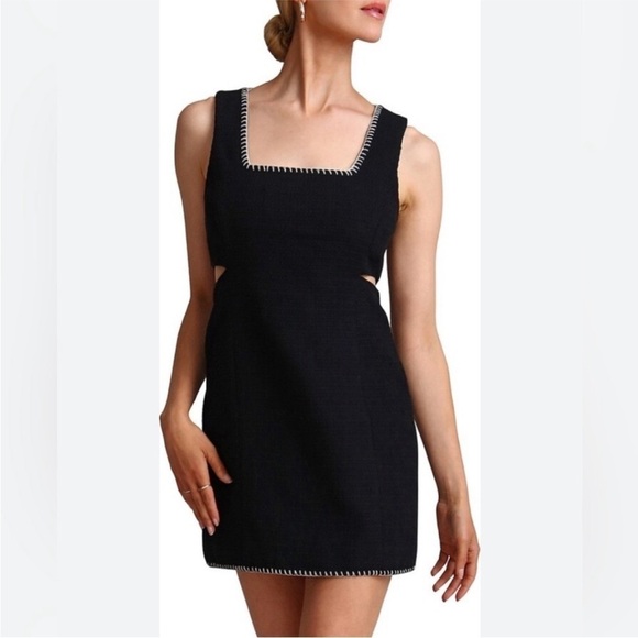7 For All Mankind Tweed Cutout Dress - Picture 1 of 5